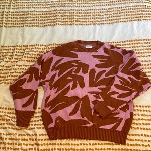 Saturdays New York City; mens palm print sweater